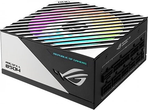 ASUS ROG LOKI SFX-L 850W MODULER ATX 3.0 UYUMLU 120MM PWM ARGB FAN PCIE 5.0 10 YIL GARANTI